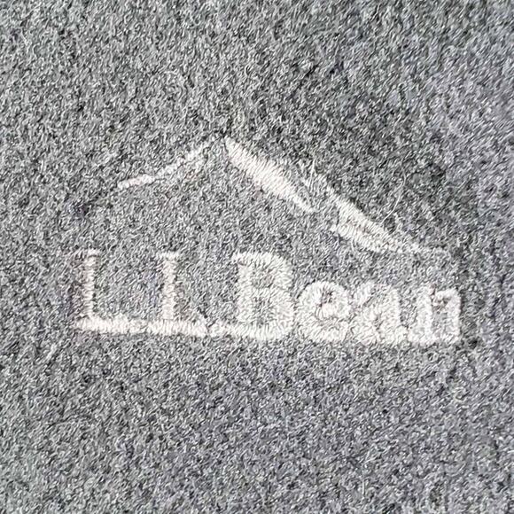 LL Bean Fleece Jacket Women’s Medium M Black Full Zip Long Sleeve Fuzzy Pockets - Picture 6 of 9
